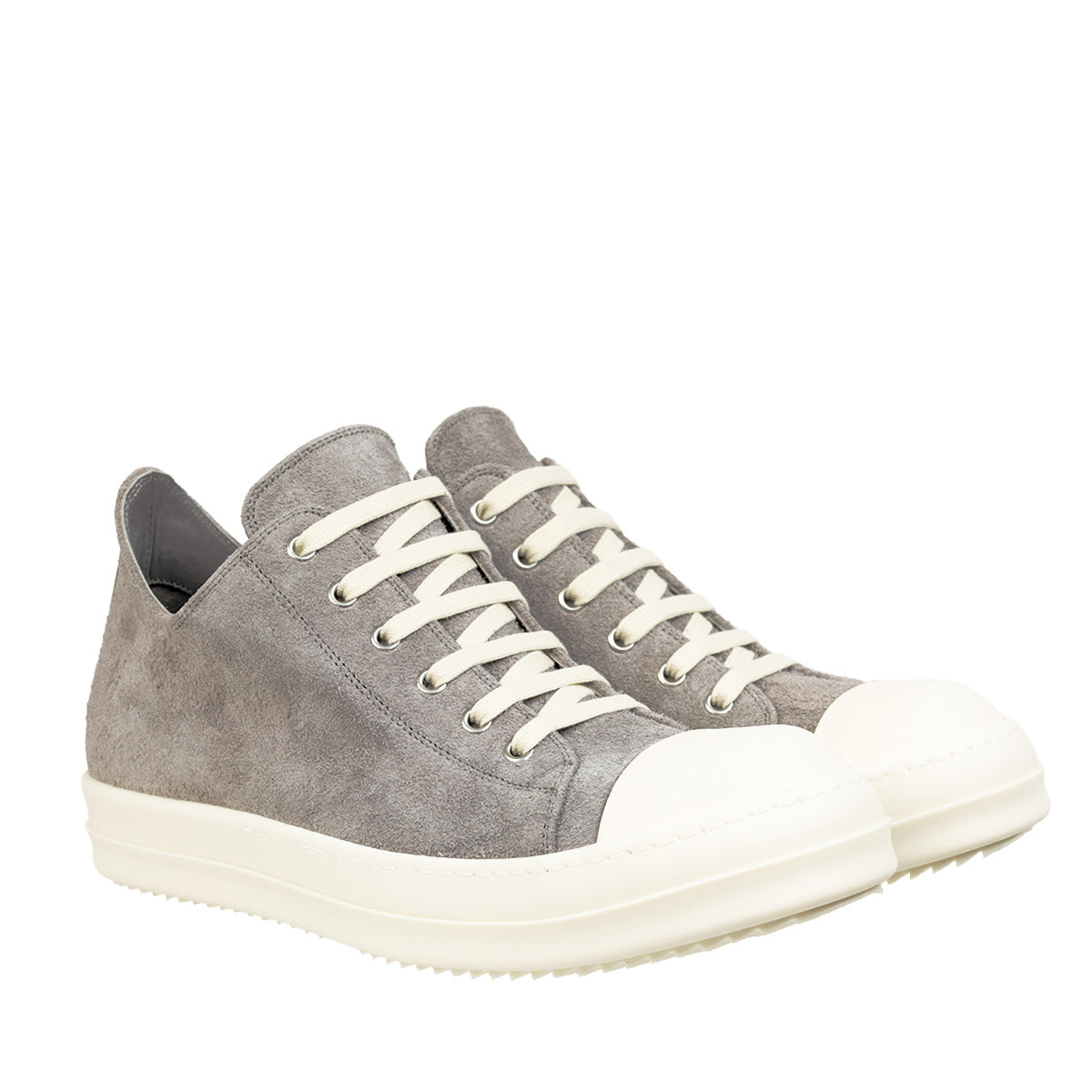 私立高校リック Rick Owens (リックオウエンス) - TOWER F/W 26 LOW SNEAKS STEEL/MILK