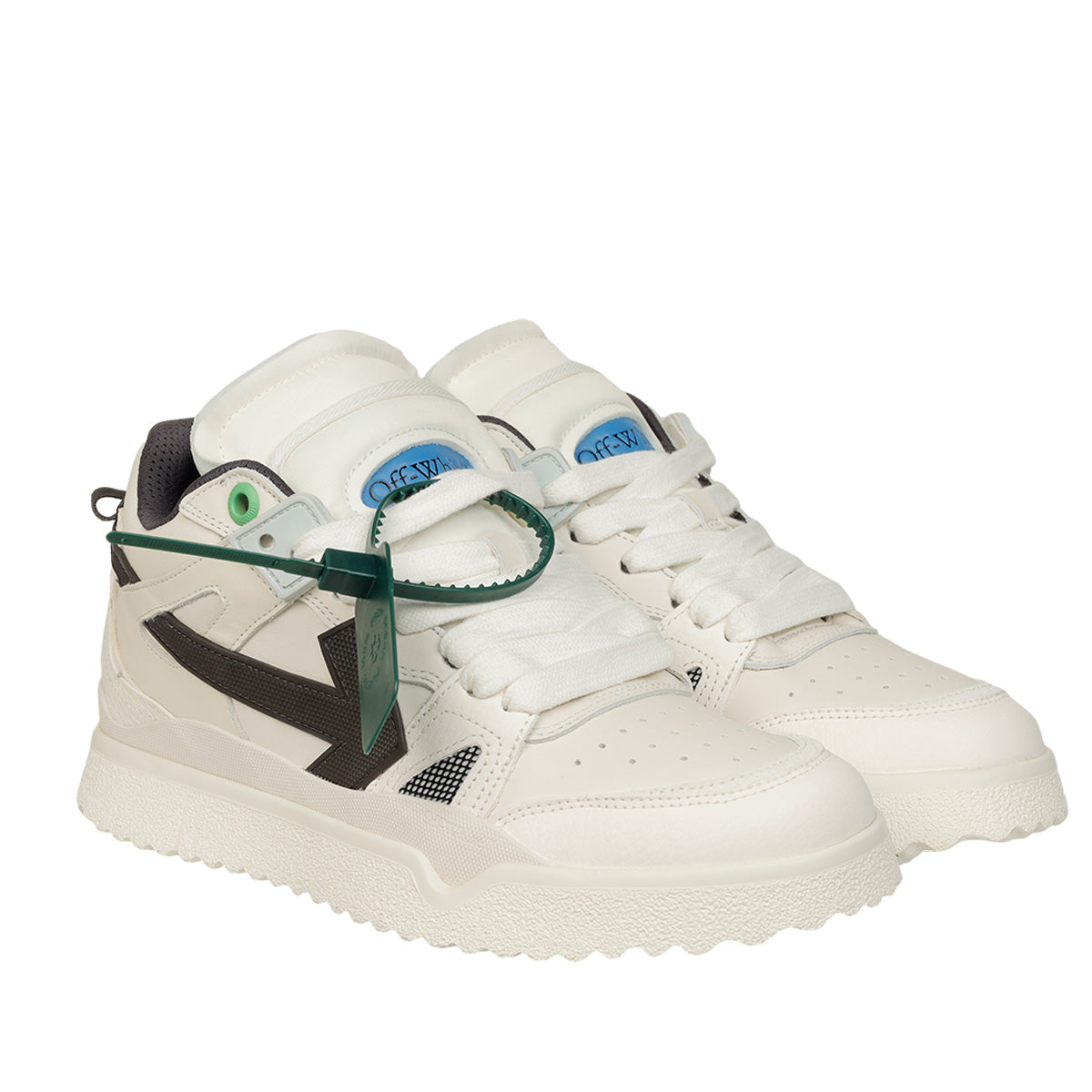 OFF-WHITE(オフホワイト) - MIDTOP SPONGE SNEAKERS WHITE/BLACK