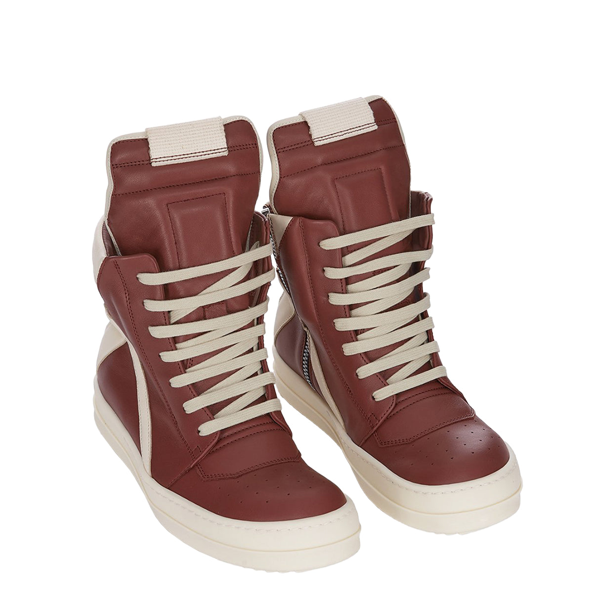 希少 Rick owens geobasket brown 43 Rick Owens (リックオウエンス) - GEOBASKET ROSEWOOD ハイカット