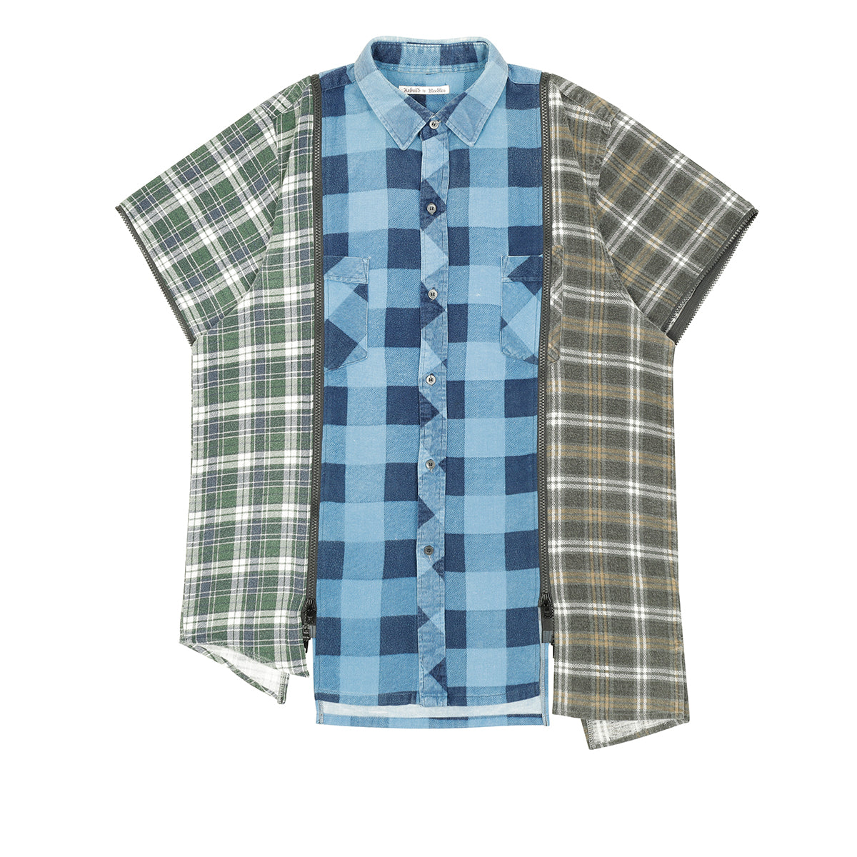 Needles (ニードルズ) - 7 CUTS ZIPPED WIDE FLANNEL SHIRT シャツ 