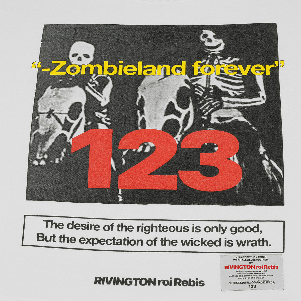 RRR123 - ZOMBIELAND L/S TEE WHITE Tシャツ | cherry オンライン公式