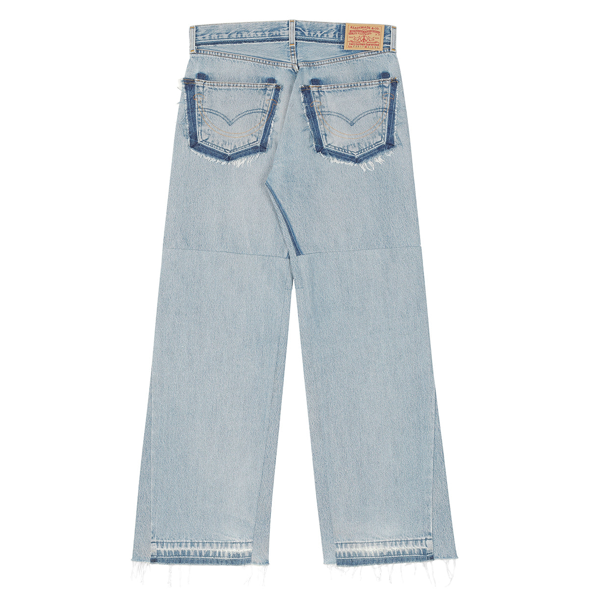 READYMADE (レディメイド) - DENIM WIDE FLARE DARK BLUE デニムパンツ 