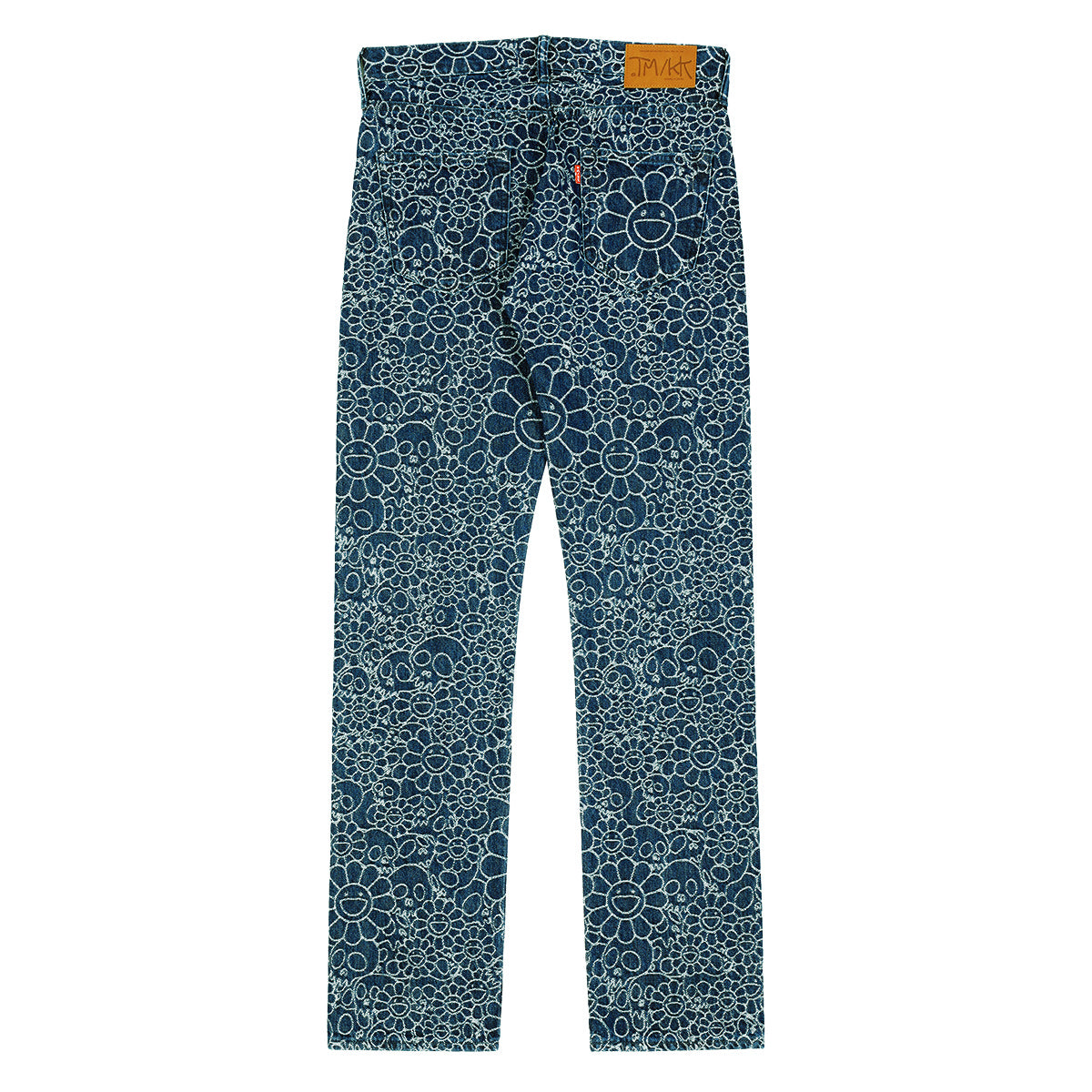 Flowers and Skulls Jacquard Denimレディース