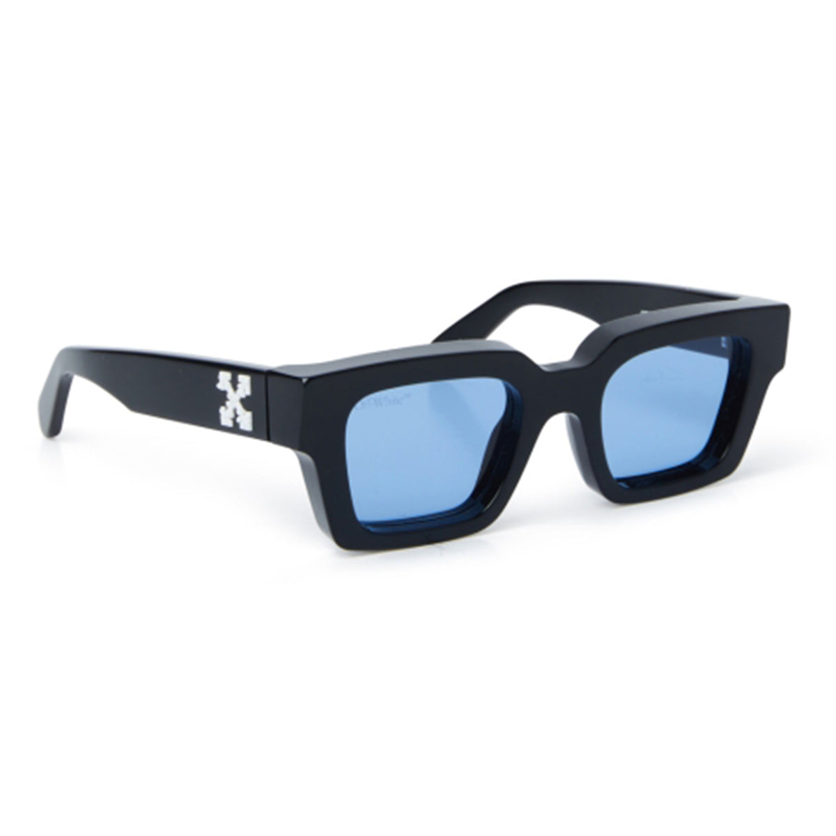 OFF WHITE (オフホワイト) - VIRGIL SUNGLASSES BLACK/BLUE サングラス