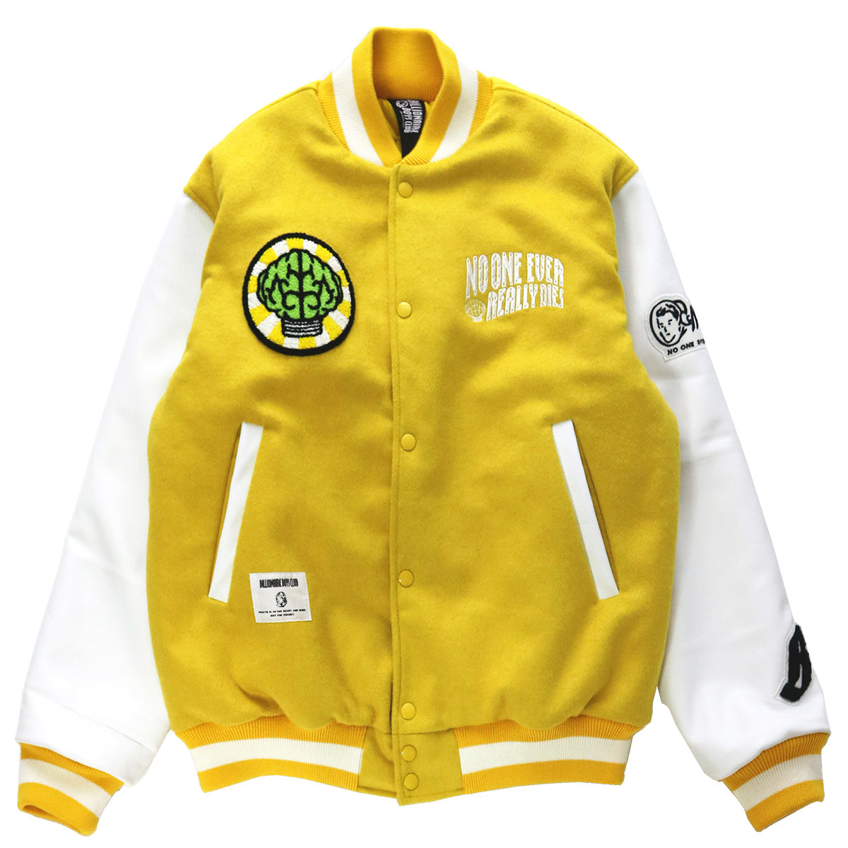 Human Made Varsity Jacket Yellow Men's - FW22 - US