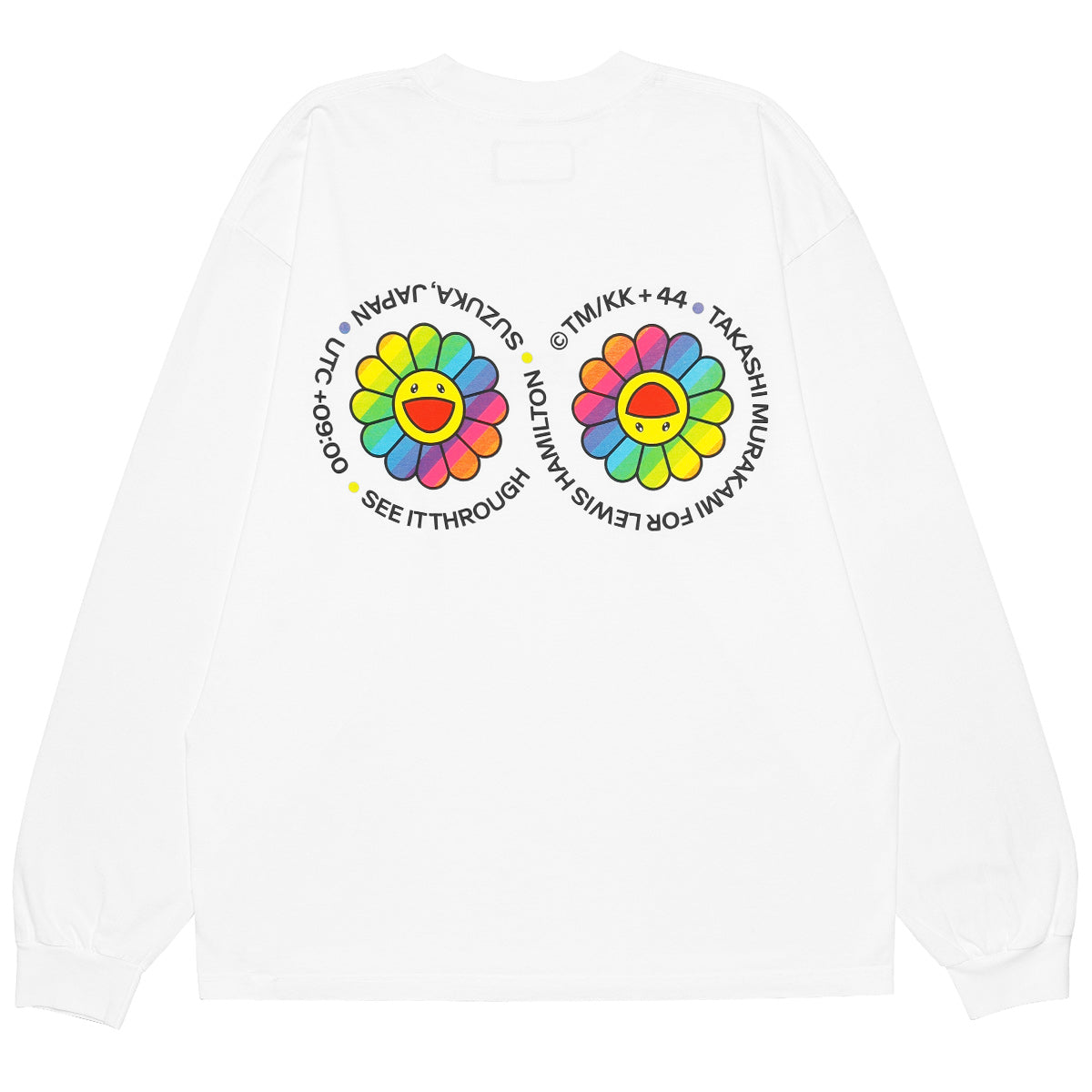 Lewis Hamilton×Takashi Murakami Speedway Long Sleeve WHITE T