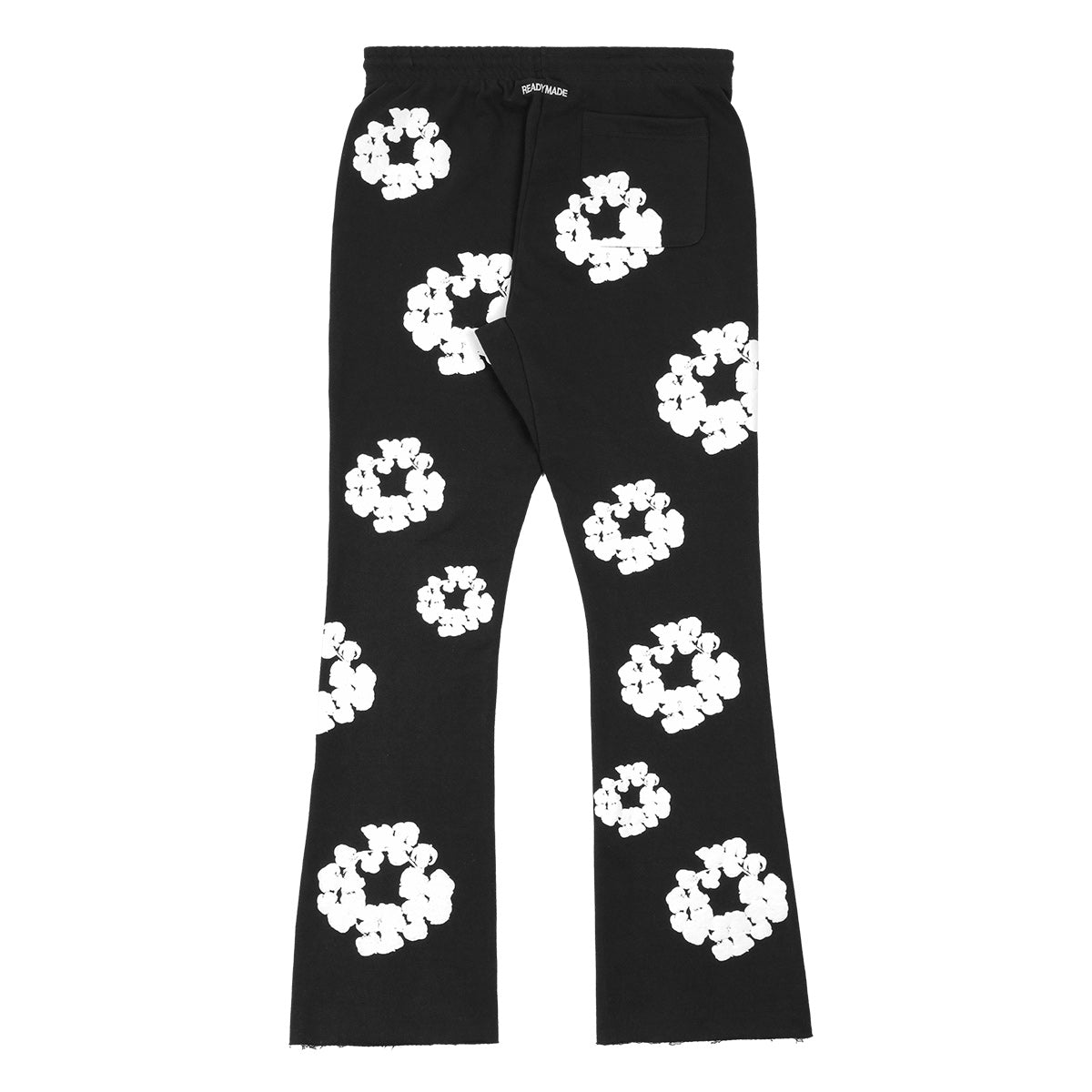 READYMADE - COTTON WREATH SWEAT PANTS BLACK/WHITE Sweatpants