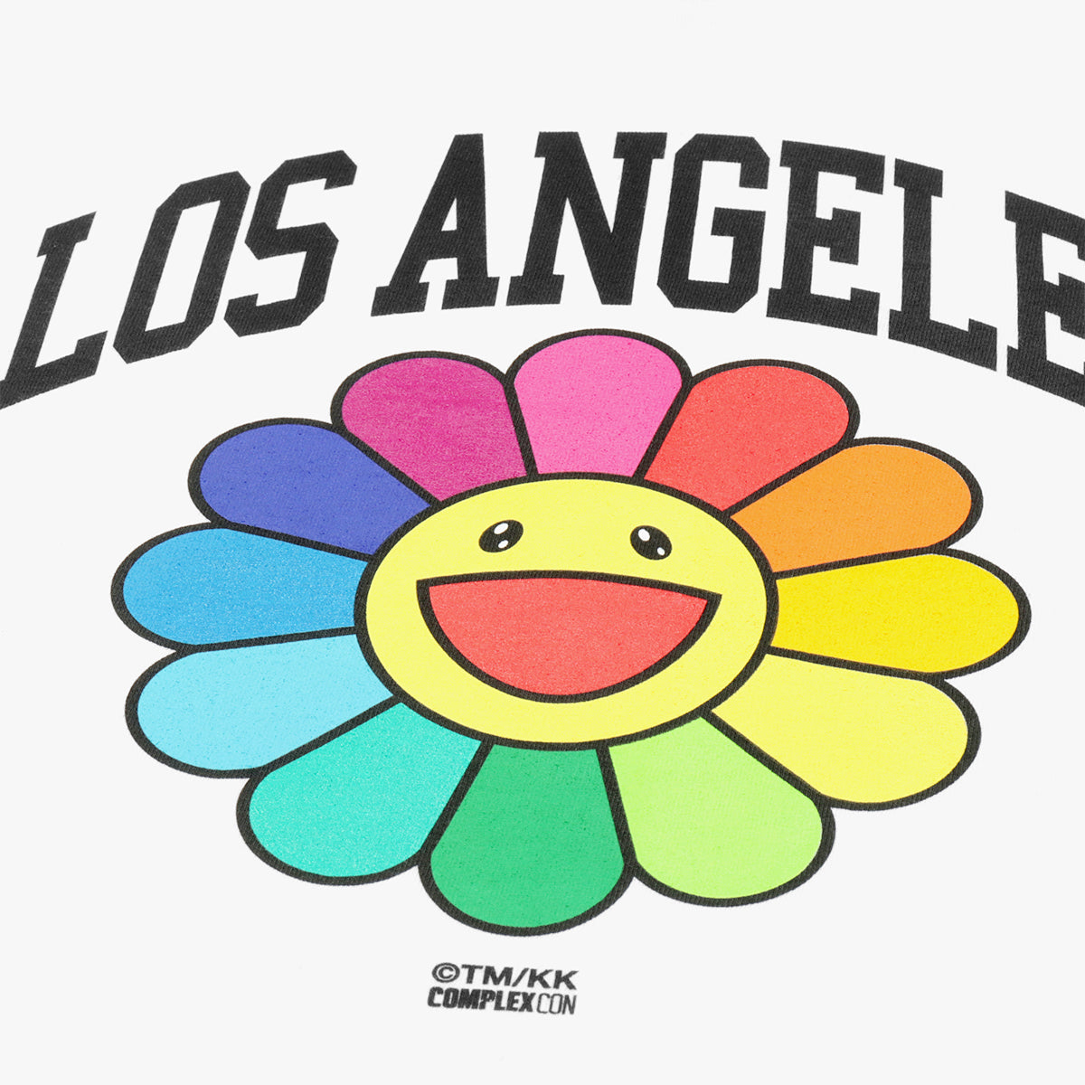 Takashi Murakami × Complex Con Los Angeles Flower Tee WHITE