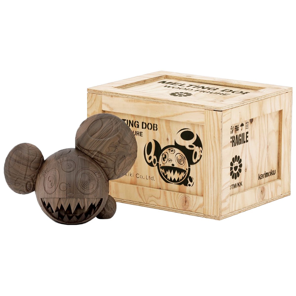 gom design masayuki k 置物 Takashi Murakami / kaikai kiki】「カリモク MELTING DOB/Figure」 が