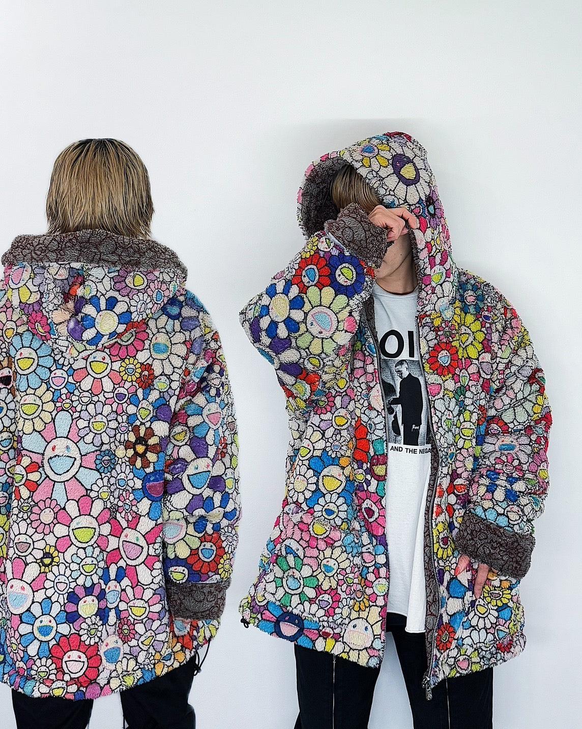 【©Takashi Murakami / kaikai kiki】<br> &quot;TMKK Reversible Boa Zip Hoodie&quot;<br> On sale online from February 6th (Thursday) 20:00!