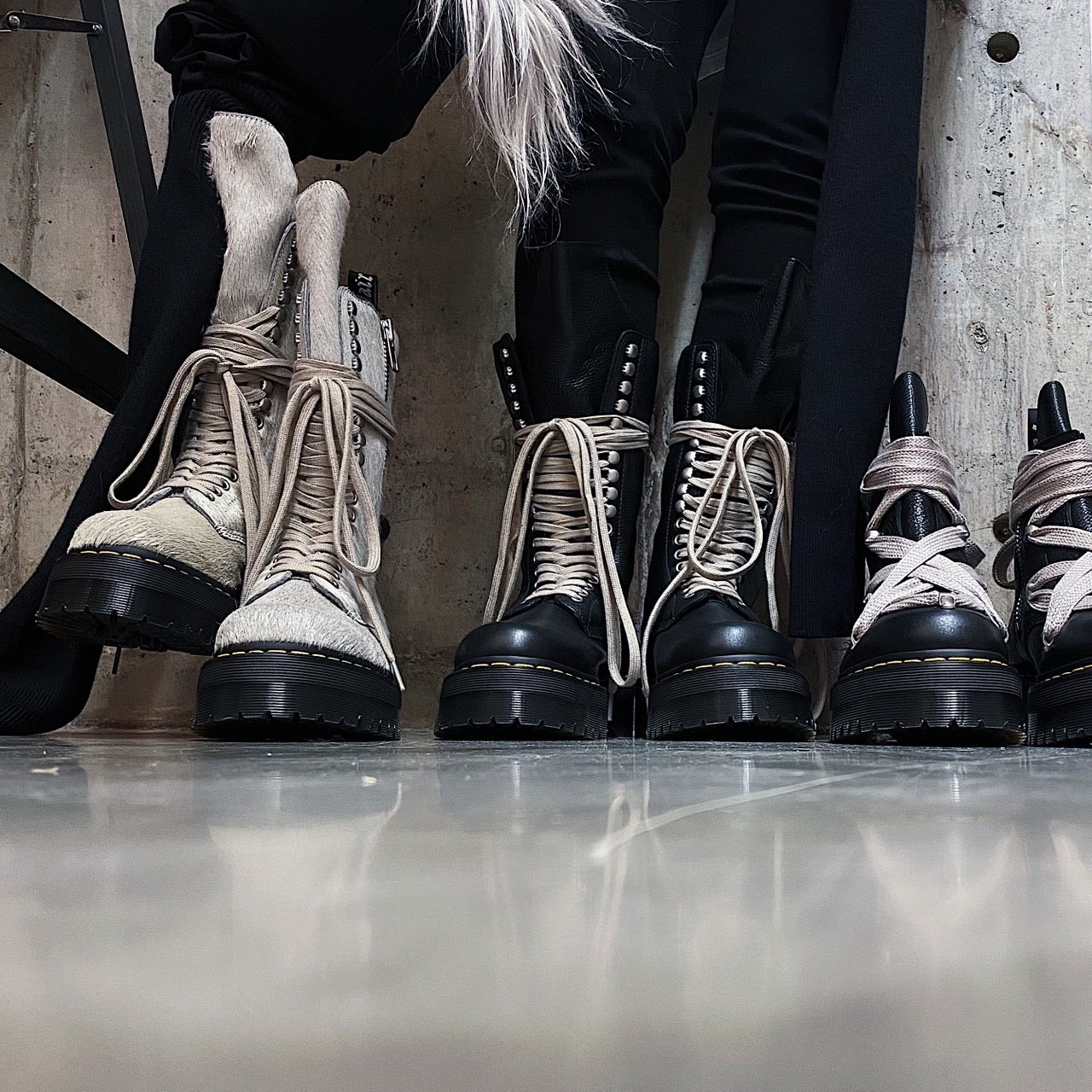 Rick Owens x Dr. Martens】 The second collaboration boots