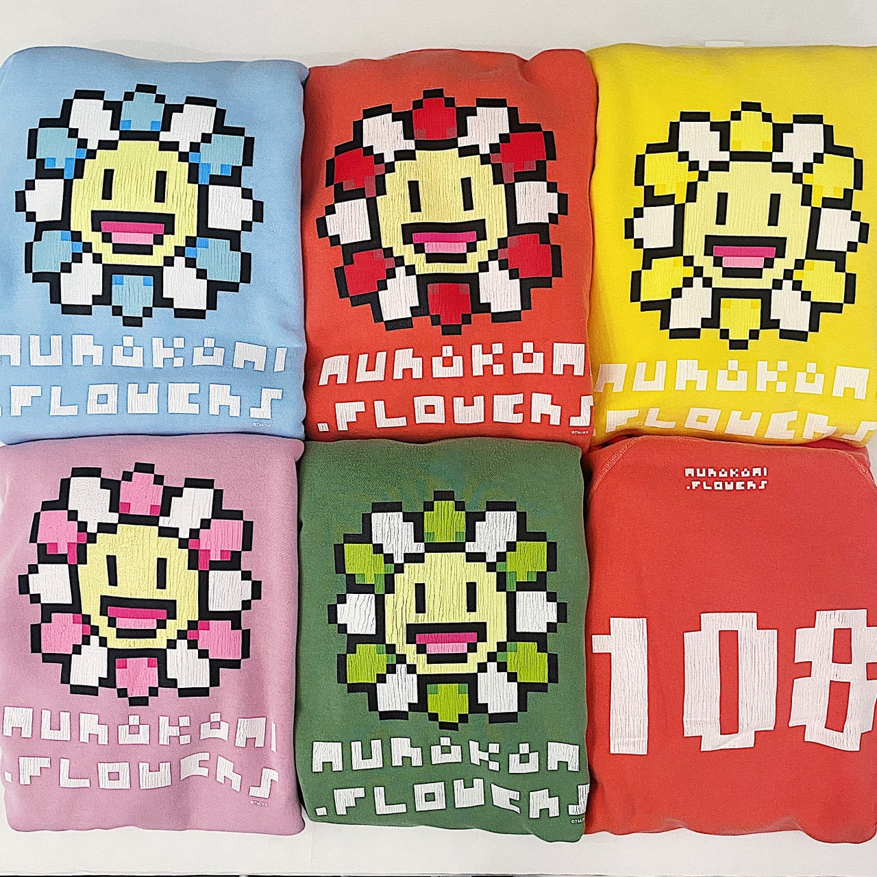 【©Takashi Murakami / kaikai kiki】<br> 「Murakami.Flowers」的新款运动衫和帽衫将于今天 3 月 30 日星期四 20:00 起在线发售！