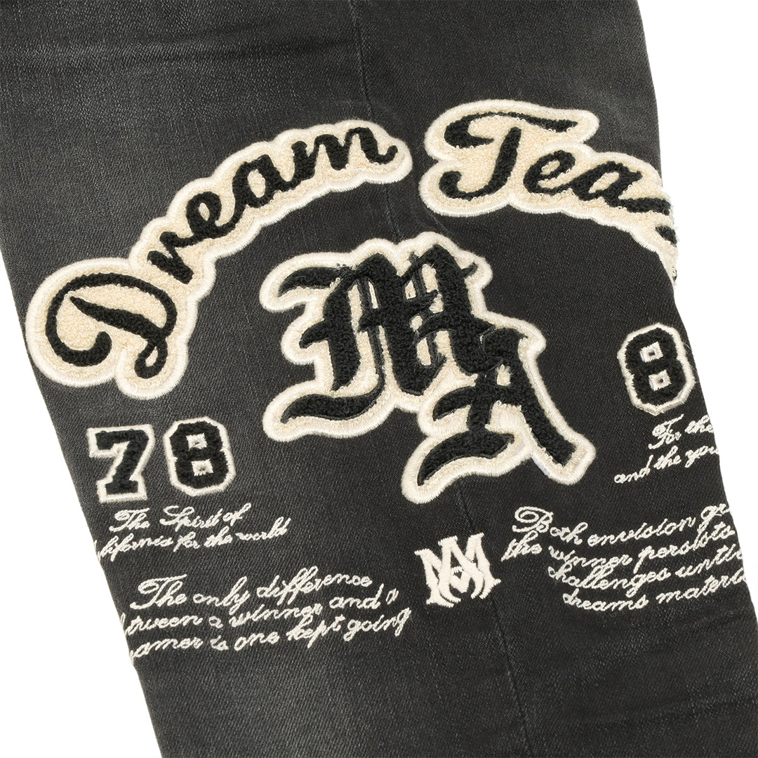 AMIRI(アミリ) - DREAM TEAM SKINNY JEAN VINTAGE BLACK デニム
