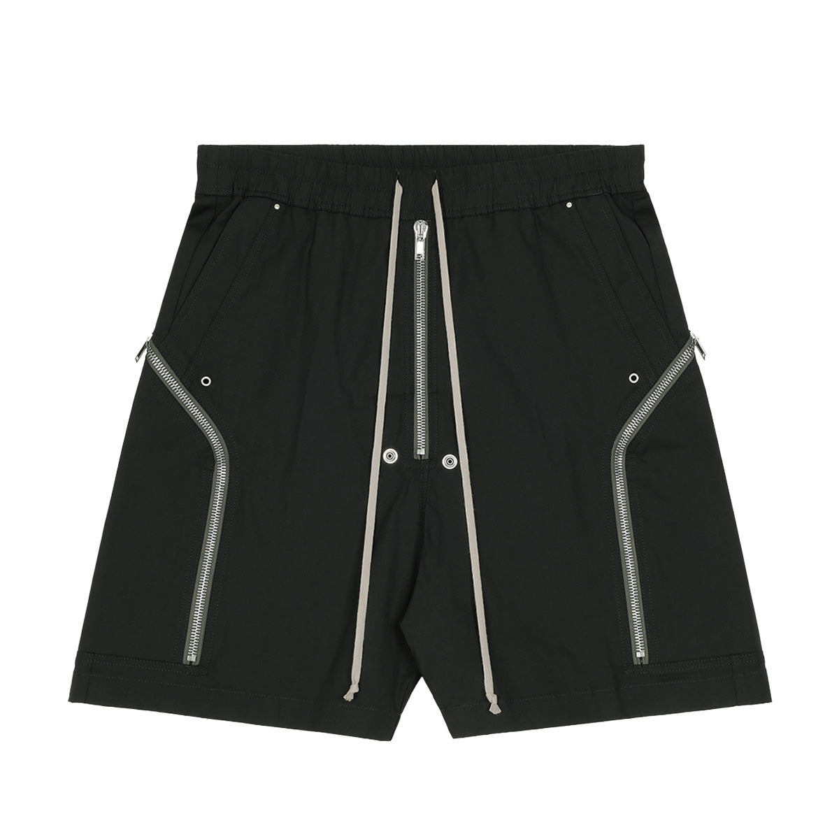 Rick Owens - TOWER F/W 26 HEIZER SHORTS - BLACK - PANTS - cherry fukuoka
