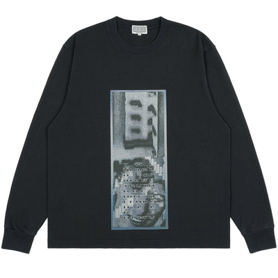 CAVEMPT - WASHED AS MERE REALITY LONG SLEEVE T - BLACK - LONGSLEEVE - cherry fukuoka
