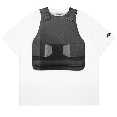 AWGE - VEST TEE - WHITE - T-SHIRT - cherry fukuoka