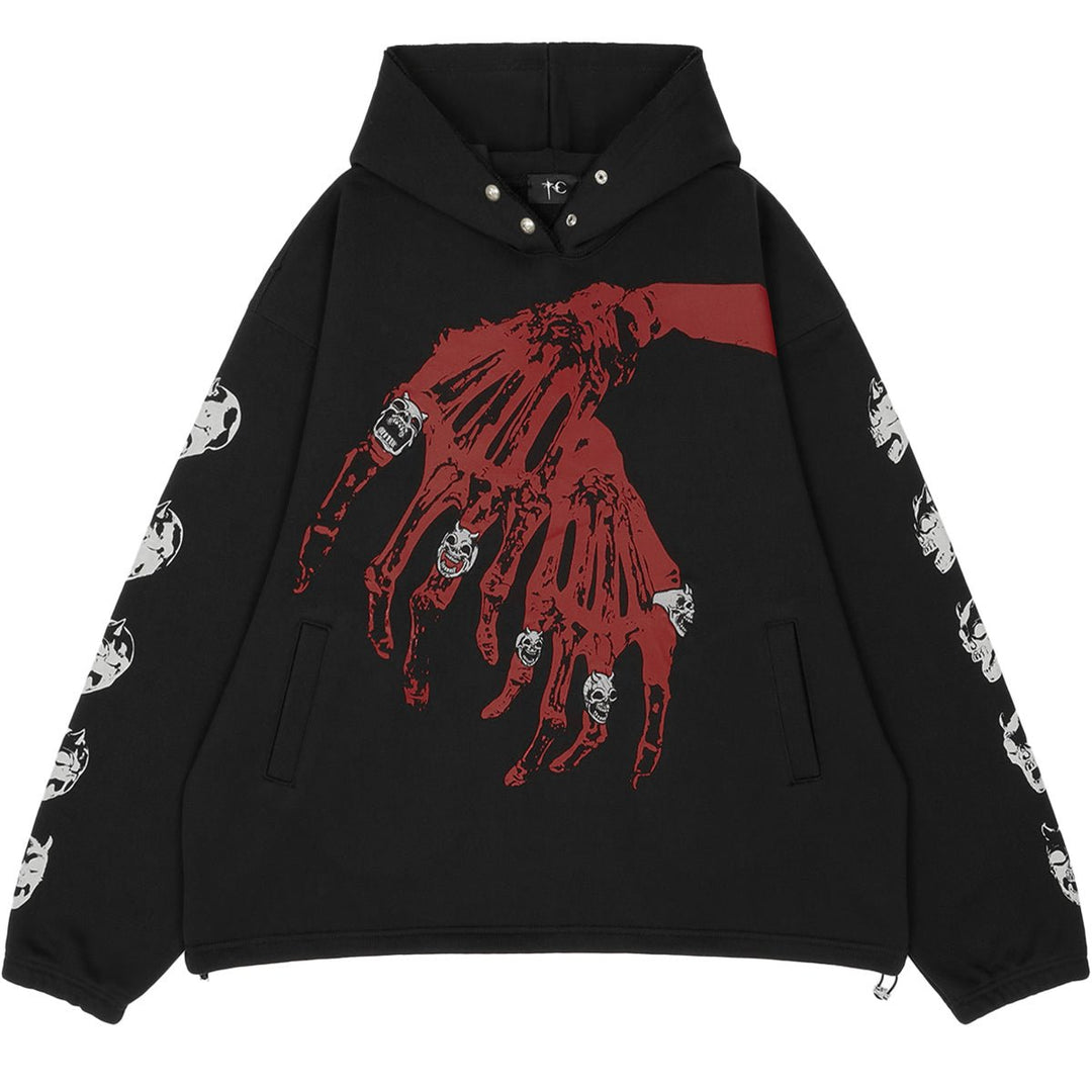 Thug Club (サグ クラブ) - TC BONE CROSS HOODIE パーカー