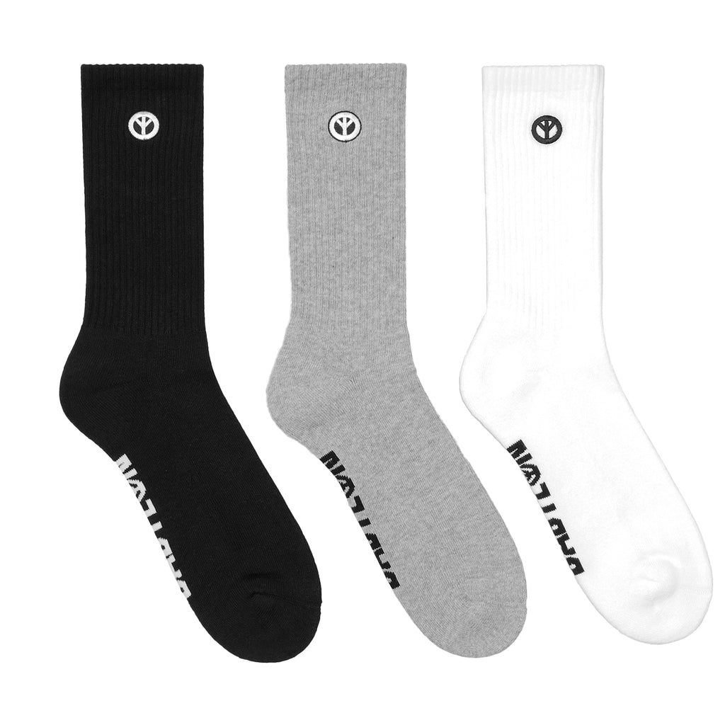 Rick Owens (リックオウエンス) - GLITTER SOCKS BLACK/PEARL ソックス