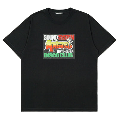 AMBUSH - SOUND SYSTEM T-SHIRT - BLACK - T-SHIRT - cherry fukuoka