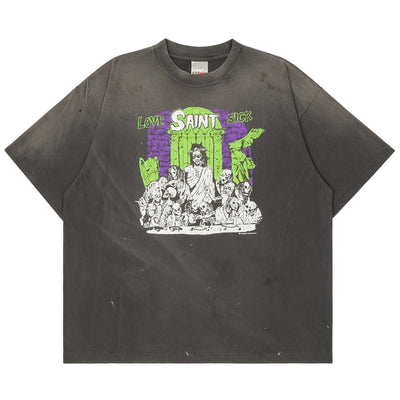 ©SAINT M×××××× - SM003 LOVE SICK SS T-SHIRT - BLACK - T-SHIRT - cherry fukuoka