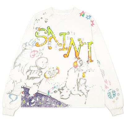 ©SAINT M×××××× × Coco Star Sims - SMC17 COCO COCO_LS T-SHIRT - WHITE - LONGSLLEVE - cherry fukuoka
