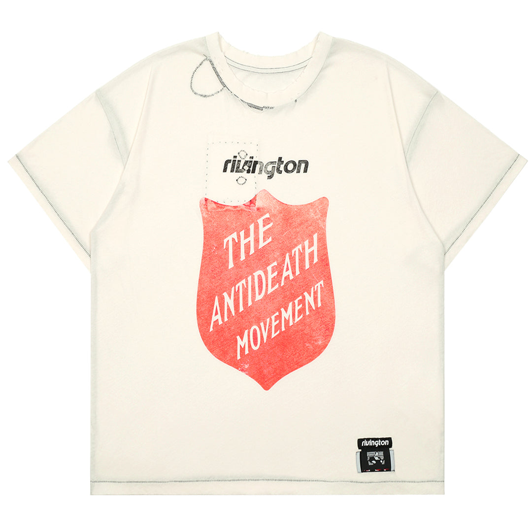 RRR123 - RIVINGTON roi rebis - ANTI DEATH TYLER TEE T-shirt