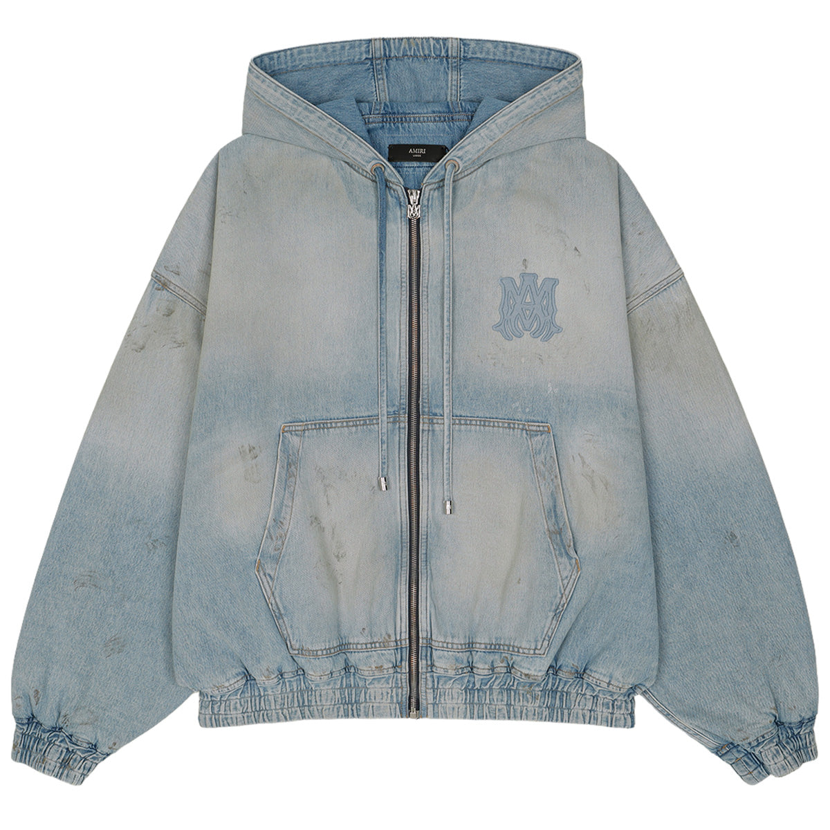 MA DENIM ZIP HOODIE