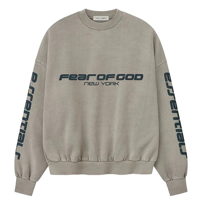 HEAVY FLEECE CROPPED RELAXED SWEATSHIRT