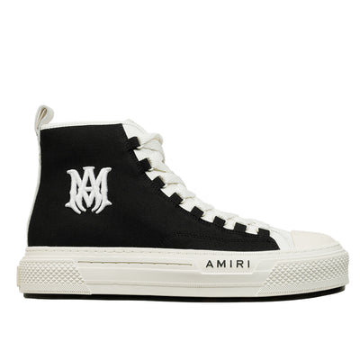 AMIRI - MA COURT HI - BLACK/WHITE - SHOES - cherry fukukoka