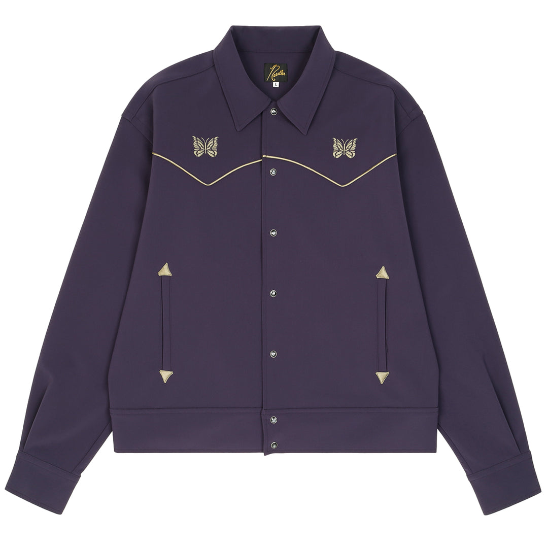 Needles (ニードルズ) - PIPING COWBOY JACKET PURPLE トラック