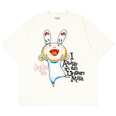mononoke・made - KAIKAI&KIKI S/S T-SHIRT- WHITE - T-SHIRT - cherry fukuoka