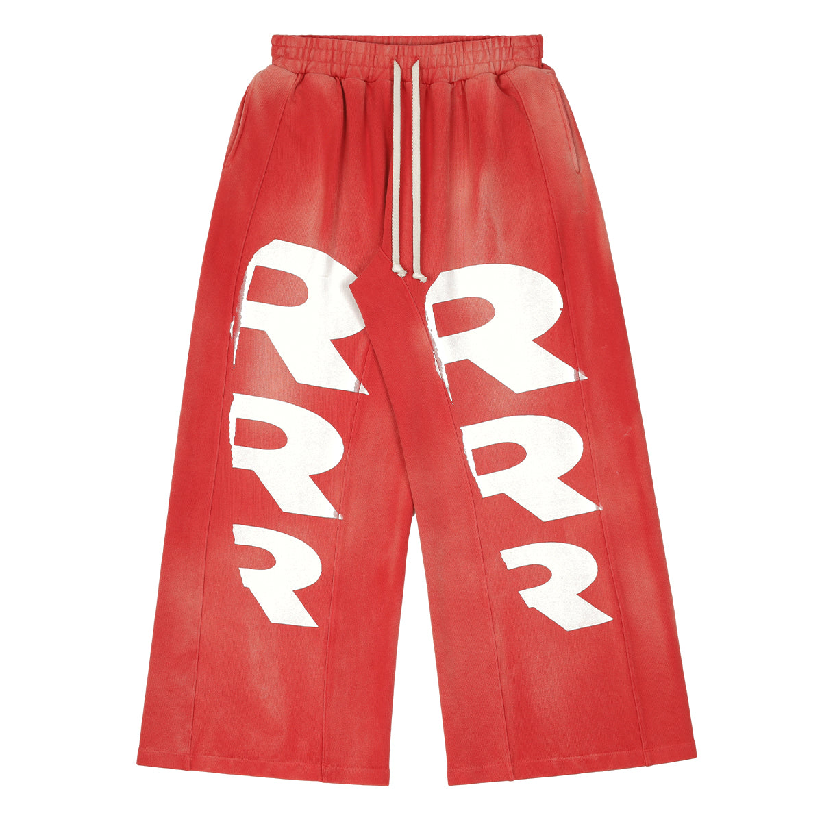 RIVINGTON roi rebis- NYLON PRAYER PANTS BLUE Sweatpants | cherry