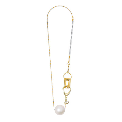 BLESS - MATERIALMIX NECKLACE - PEARLS REGULAR - NECKLACE - cherry fukuoka
