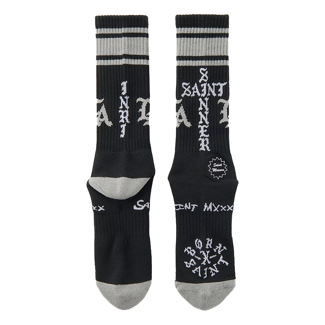 BORN X RAISED×©SAINT M×××××× LA SOCKS 1_2_ded9d3ec-b48c-4afa-afd9-