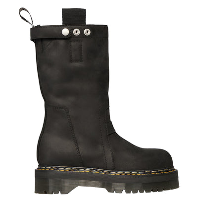 Rick Owens×Dr. Martens - QUAD SOLE PULL ON BOOT - BLACK - BOOT - cherry fukuoka