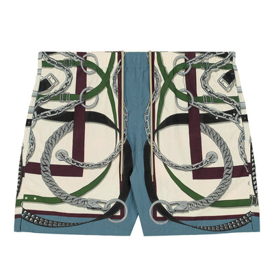 SCARF PRINT SWIM SHORTS