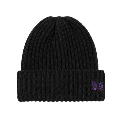 Needles - WATCH CAP - BLACK - BEANIE - cherry fukuoka