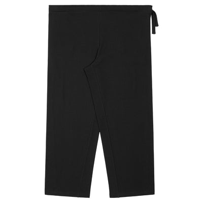 KIKO KOSTADINOV - OSCAR WIDE TROUSERS - SMOOTH BLACK - TROUSERS - cherry fukuoka