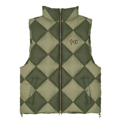 CHECKMATE PUFFER VEST - cherry fukuoka - THUG CLUB - VEST