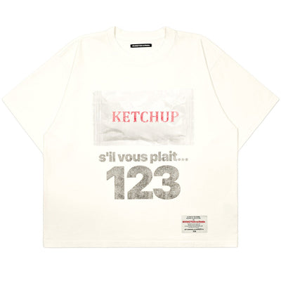 RRR123 - KETCHUP CVA TEE - MAX WHITE - cherry fukuoka