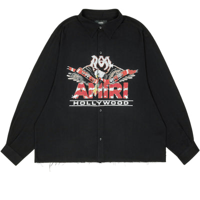 AMIRI - MA EAGLE LONG SLEEVE SHIRT - SHIRT - cherry fukuoka