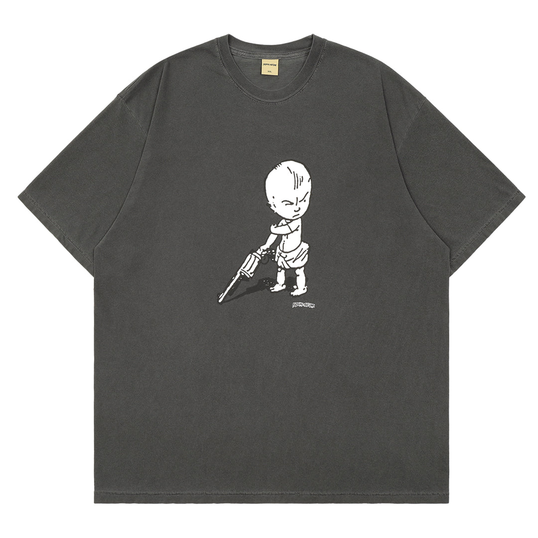 BABYLON LA（バビロンエルエー）- SKULL TEE JET BLACK Tシャツ