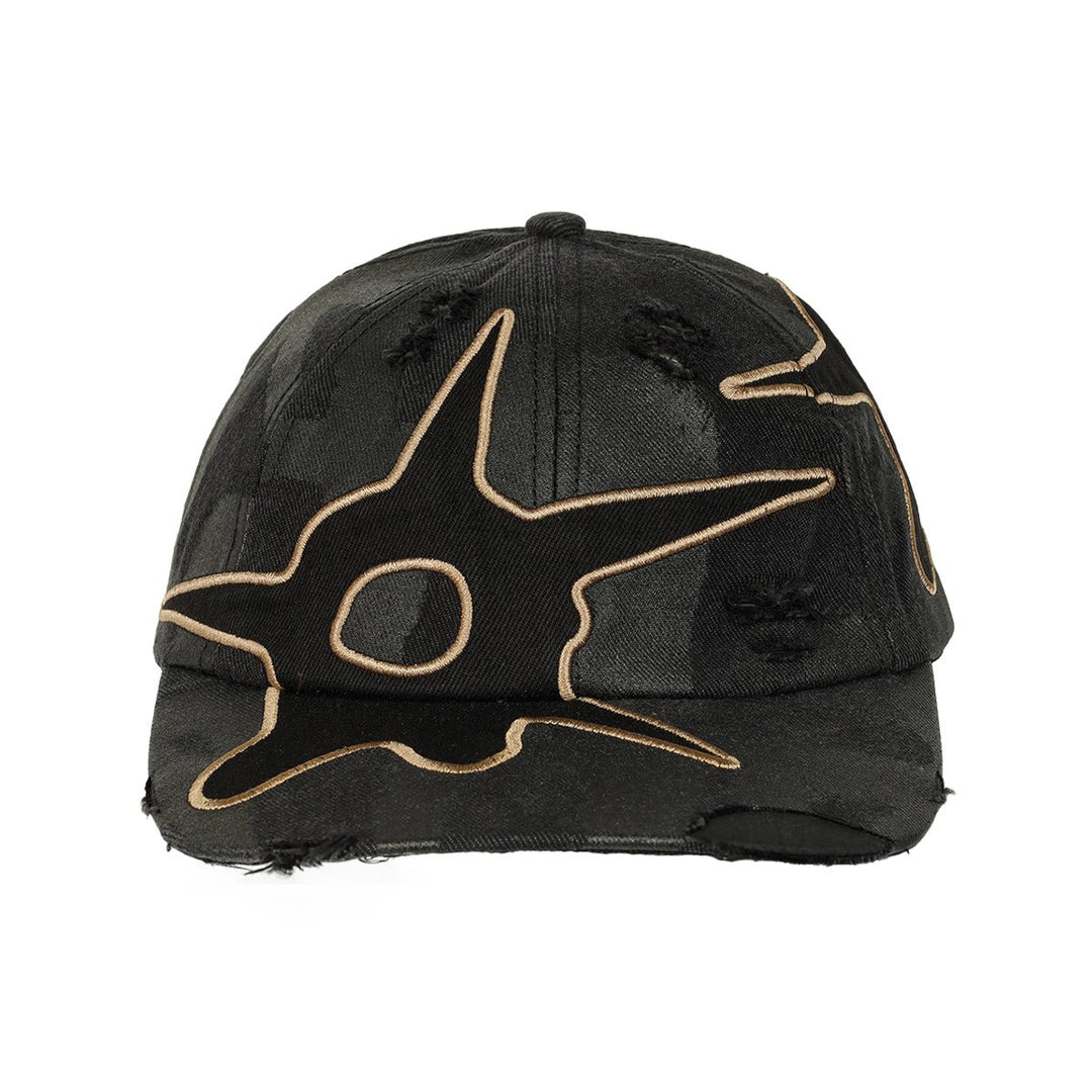 P.A.M.(パム) - DISTRESSED URCHIN TAG BASEBALL CAP キャップ