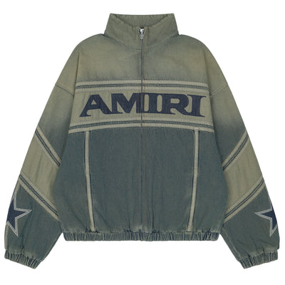 AMIRI SPORT DENIM TRACK JACKET