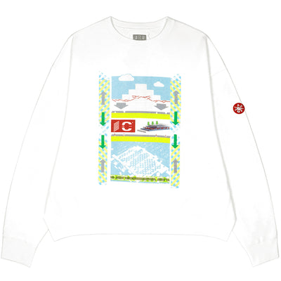 AS OBJECTS FROM SHAPES CREW NECK
