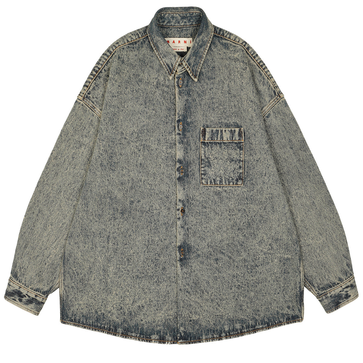 MARNI(マルニ) - PATTERNED PATCHES DENIM SHIRT シャツ | cherry