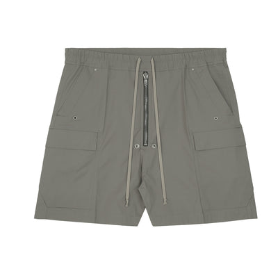 Rick Owens - TOWER F/W 26 CARGOBELA SHORTS - STEEL - SHORT - cherry fukuoka
