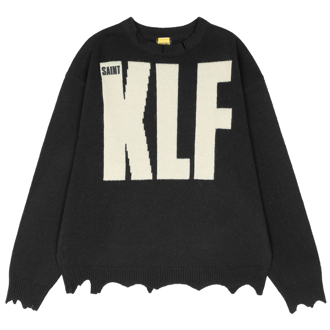 Saint ロゴ入りニット　L セントマイケル モヘアニット SAINT Mxxxxxx セントマイケル 23AW SAINT CREW NECK KNIT