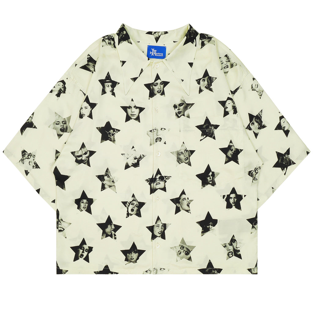 CAVEMPT(キャブエンプト) - BRUSHED COTTON DESIGN BIG SHIRT BLACK
