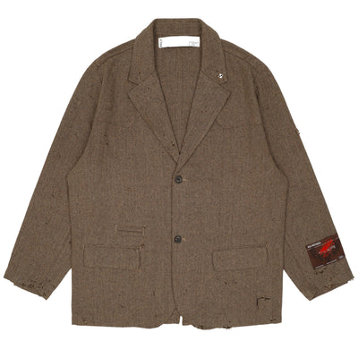 PALY HOLLYWOOD - BENWAY BLAZER - BROWN - cherry fukuoka